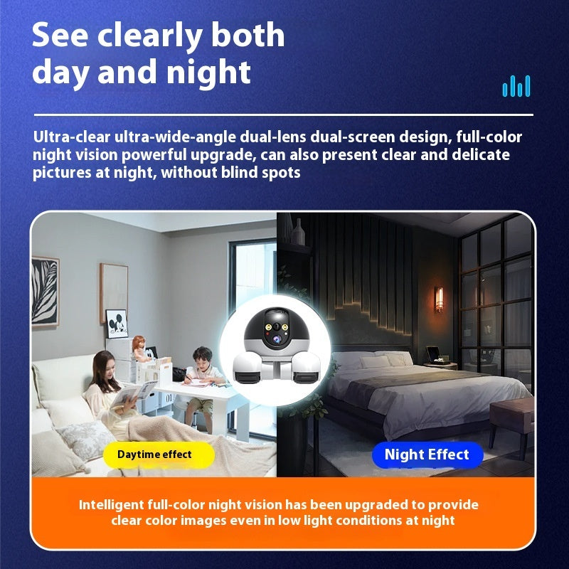 Wireless Smart 360° HD Dual Lens Camera