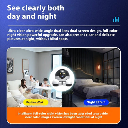 Wireless Smart 360° HD Dual Lens Camera